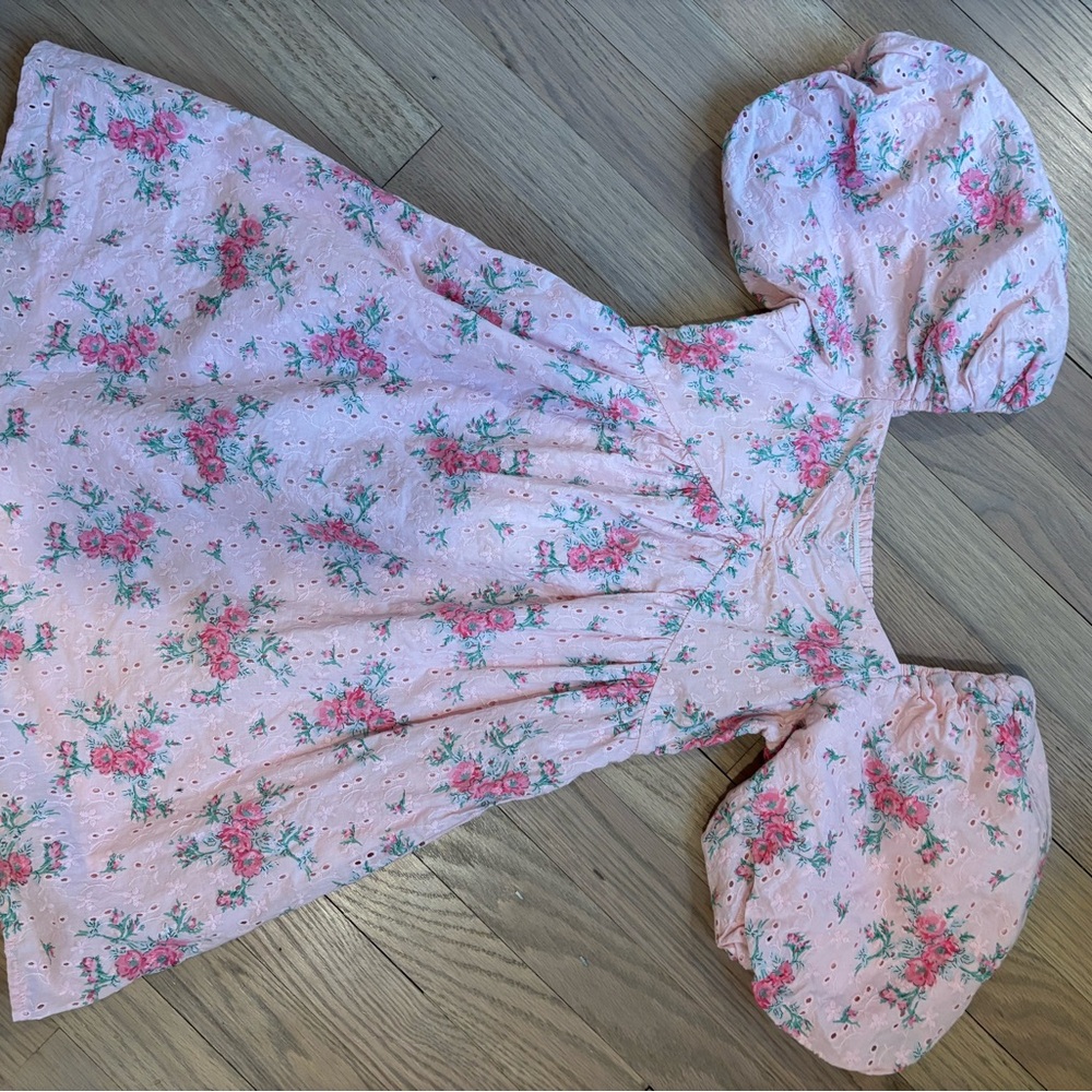 Janie and Jack size 8 Pink Floral Dress